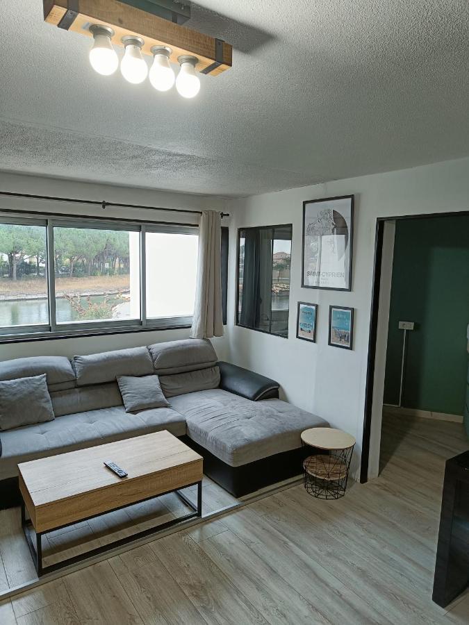 Charmant Appartement Avec Vue Marina Saint-Cyprien  Buitenkant foto